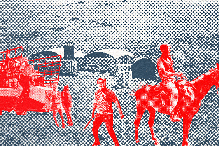 Photo illustration: Based on photographs by Activestills