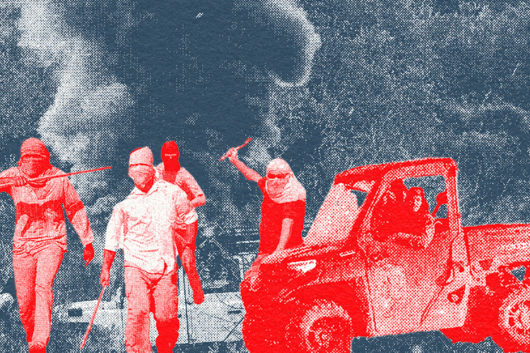 Photo illustration: Based on photographs by Activestills